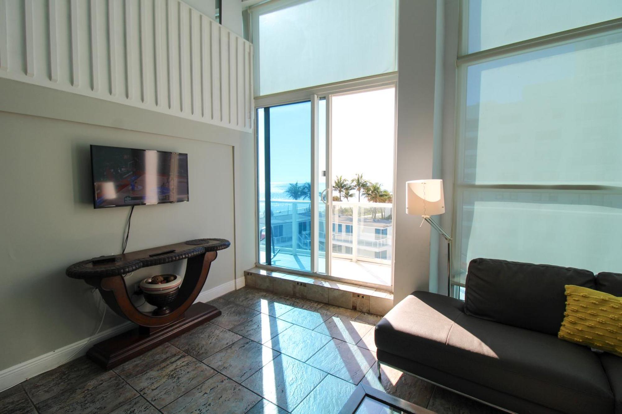 Castle M16 Oceanview Loft With Beach Access, Pool, Tennis And Free Parking! Miami Beach Exterior photo